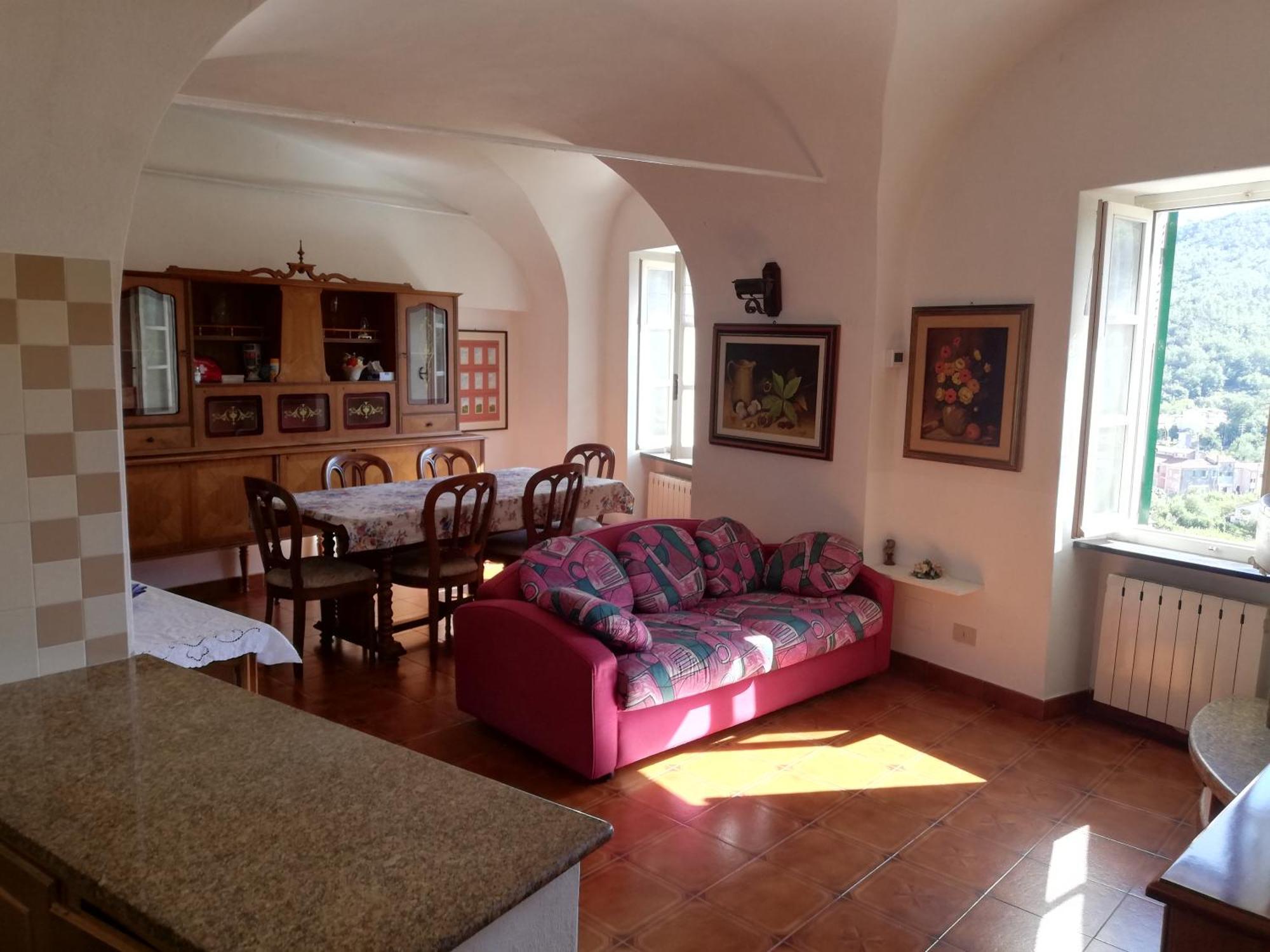 A Ca' Du Risso - Appartamento - Sea & Outdoor For Families, Bikers And Climbers Calice Ligure Bagian luar foto